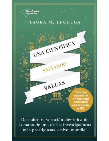 Una cientifica saltando vallas