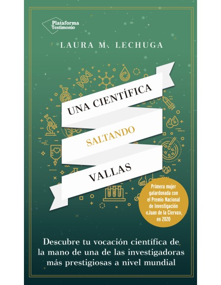 Una cientifica saltando vallas