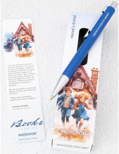 ESTUCHE BOLIGRAFO BOOKS CUENTOS HANSEL ampGRETEL
