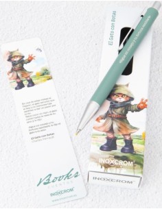 ESTUCHE BOLIGRAFO BOOKS CUENTOS EL GATO CON BOTAS