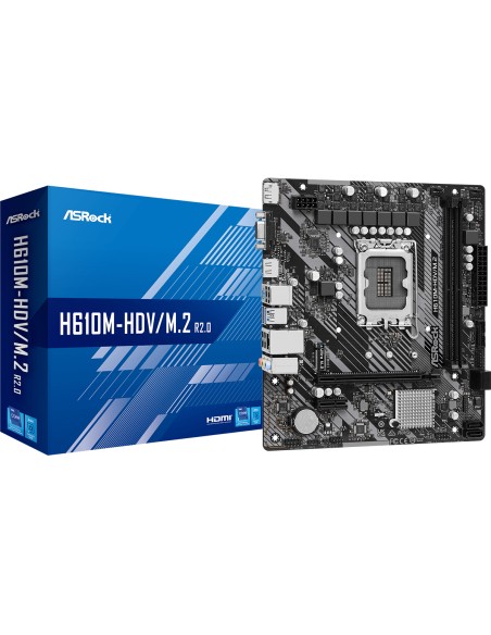 H610M-HDV/M.2 R2.0 Intel H610 LGA 1700 micro ATX