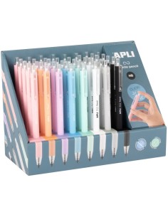 EXP 40 LAPIZ INFINITO RETRACTIL HB COLORES SURTIDOS