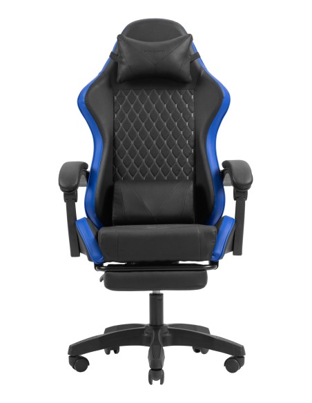 MGC-X Silla para videojuegos de PC Asiento acolchado Negro, Azul