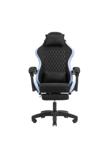MGC-X Fabric Silla para videojuegos de PC Asiento acolchado Negro, Azul