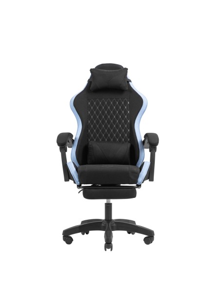 MGC-X Fabric Silla para videojuegos de PC Asiento acolchado Negro, Azul