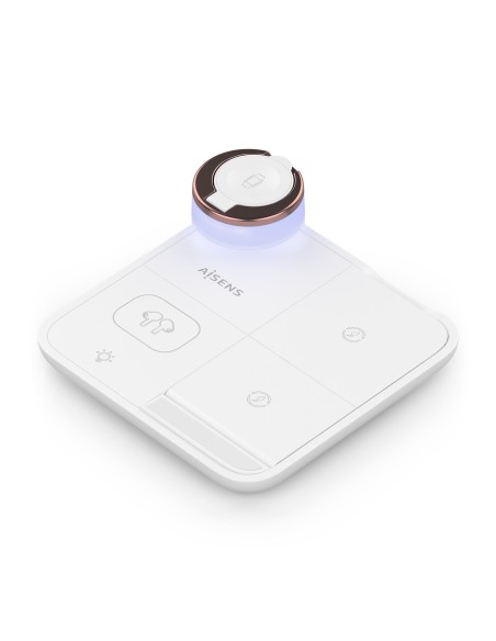 Cargador Inalambrico USB-C 4 en 1 De 15W Para Movil, Apple Watch, Auriculares Con Estuche De Carga, Blanco