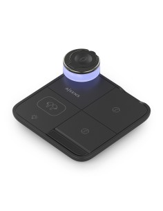 Cargador Inalambrico USB-C 4 en 1 De 15W Para Movil, Apple Watch, Auriculares Con Estuche De Carga, Negro