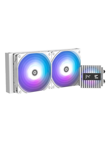 ALPHA2 A24 WHITE sistema de refrigeración para ordenador Procesador Sistema de refrigeración líquida todo en uno 12 cm Blanco