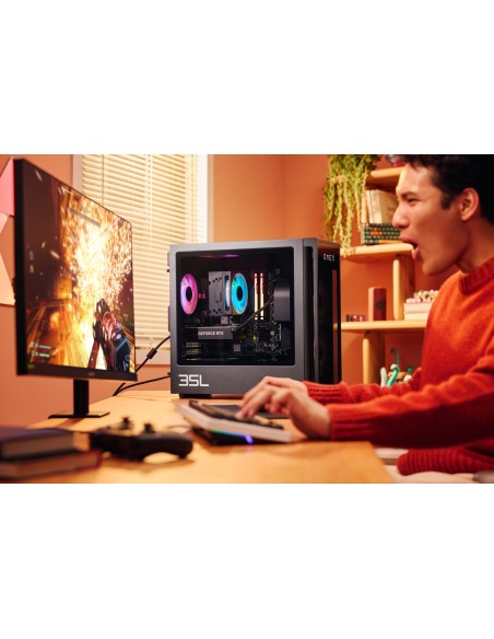 OMEN 35L Gaming Desktop GT16-0099ns PC Intel® Core i5 i5-14400F 32 GB DDR5-SDRAM NVIDIA GeForce RTX 5060 Ti Windows 11 Home Tor
