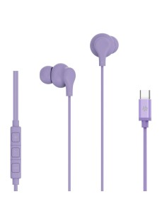 UP1600TYPECVL auricular y casco Auriculares Alámbrico Dentro de oído Llamadas/Música USB Tipo C Violeta