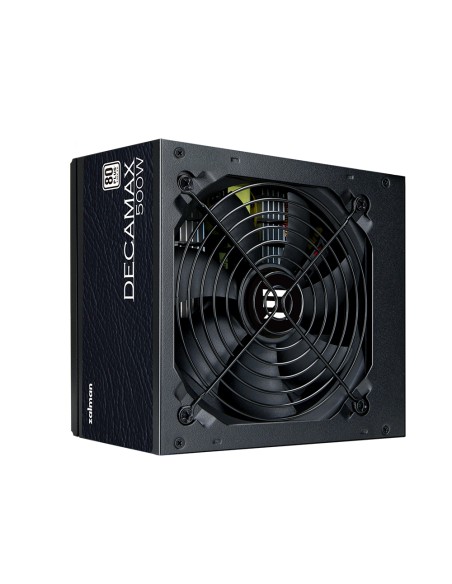 Decamax unidad de fuente de alimentación 500 W ATX Negro
