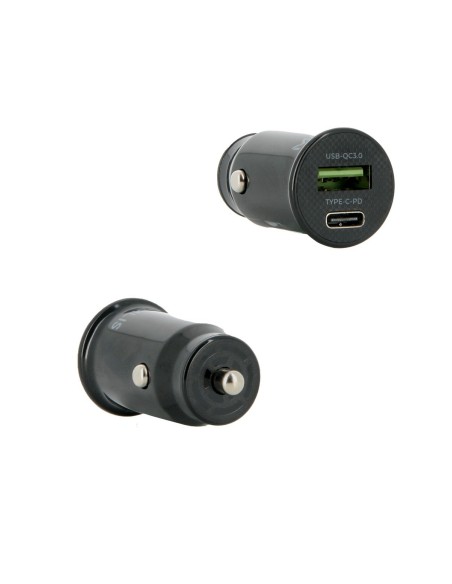 001351 cargador de dispositivo móvil Universal Negro Encendedor de cigarrillos Auto