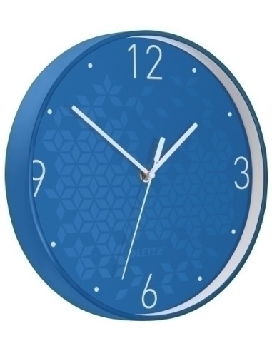 RELOJ PARED LEITZ ANALOGICO 29 CM AZUL