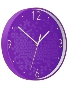 RELOJ PARED LEITZ ANALOGICO 29 CM VIOLET