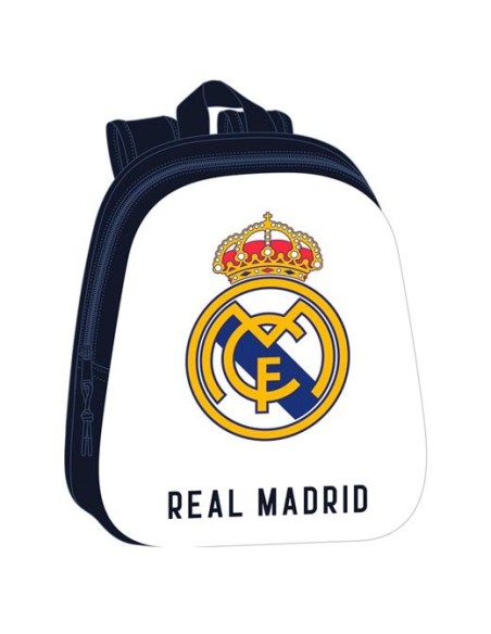 SAFTA MOCHILA 8,64L INFANTIL 3D REAL MADRID