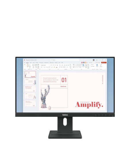 ThinkVision E24-40 pantalla para PC 60,5 cm (23.8") 1920 x 1080 Pixeles Full HD LCD Negro
