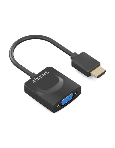 Conversor HDMI a SVGA, HDMI A/M-SVGA/H, Negro, 15?m
