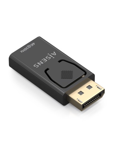 Conversor Displayport A HDMI 4K@30Hz, DP/M-HDMI/H, Negro