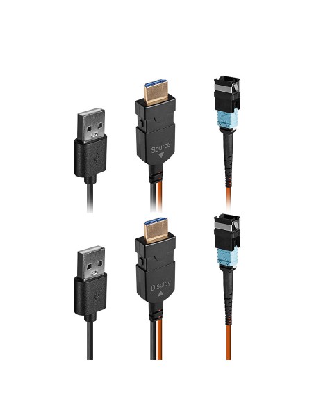 38360 Cable de fibra óptica e InfiniBand 100 m MPO Multicolor