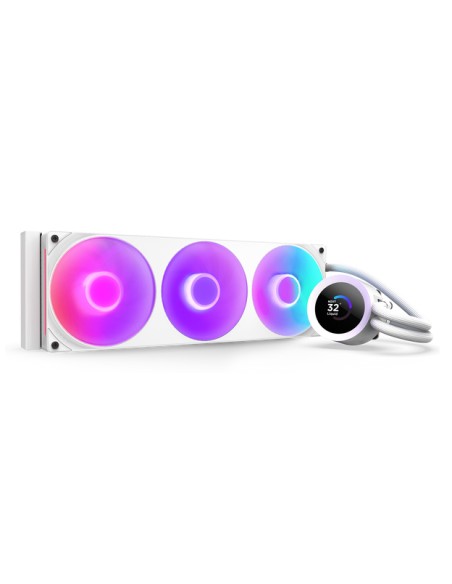 Kraken Plus 360 RGB Procesador Sistema de refrigeración líquida todo en uno Blanco 1 pieza(s)