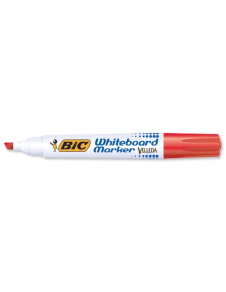 Velleda Whiteboard Marker 1751 marcador 12 pieza(s) Punta de cincel Rojo