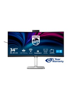 6000 series 34B2U6603CH/00 pantalla para PC 86,4 cm (34") 3440 x 1440 Pixeles Wide Quad HD LCD Gris