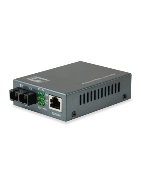 FVT-1101 convertidor de medio 100 Mbit/s 1310 nm Multimodo Negro