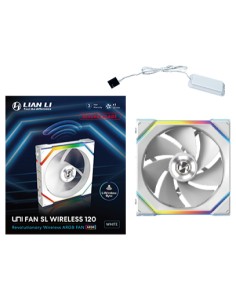 UNI FAN SL Wireless 120 Reverse Blade Carcasa del ordenador Ventilador 12 cm Blanco 1 pieza(s)