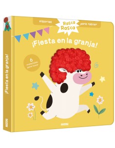 Historias para rascar Fiesta en la granja Libro con texturas para bebes