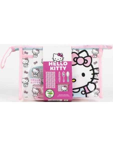 NECESER VIAJE CON ACCESORIOS HELLO KITTY