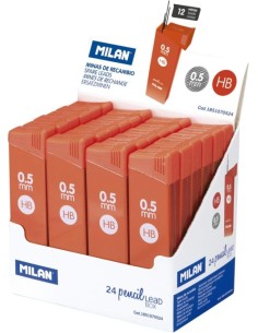 EXP 24 CAJAS CON 12 MINAS GRAFITO 05MM HB