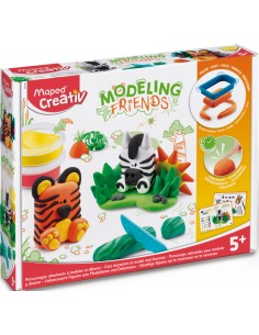 Creativ Set De Masas Creativo Wild Modeling Friends
