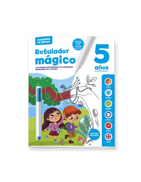 CUADERNO DE REPASO 5 ANOS ROTULADOR MAGICO
