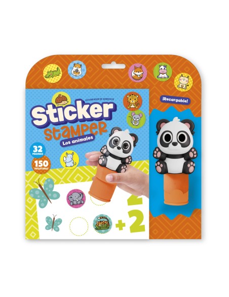 STICKER STAMPER ANIMALES FORMATO BLISTER