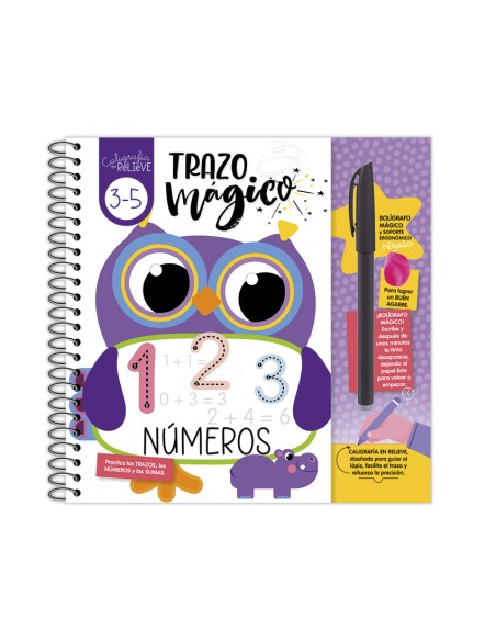 CALIGRAFIA EN RELIEVE NUMEROS