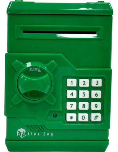 CAJA FUERTE ELECTRONICA COLOR VERDE OSCURO