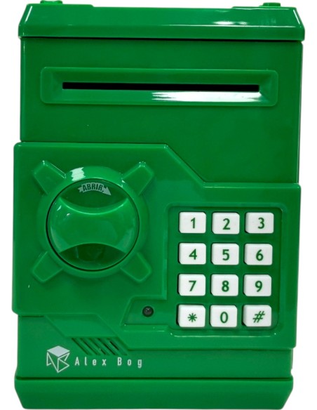 CAJA FUERTE ELECTRONICA COLOR VERDE OSCURO