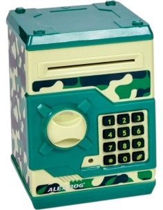 CAJA FUERTE ELECTRONICA CAMUFLAJE VERDE