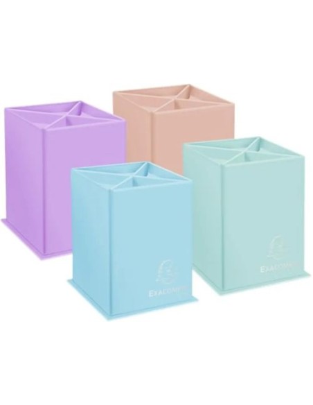 CUBILETE SOBREMESA CARTON FORRADO COLROES PASTEL SURTIDOS