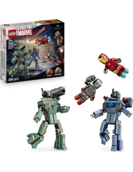 IRON MAN Y MAQUIDA DE GUERRA VS DRONES DE HAMMER