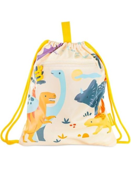 SACO PLANO INFANTIL IMPERMEABLE PARA NINOS JURASSIC