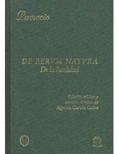 DE RERUM NATURA DE LA REALIDAD