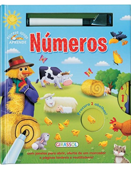 ESCREVE APAGA APRENDE NUMEROS