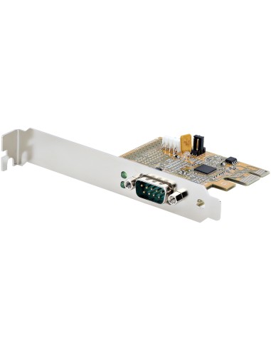 Tarjeta PCI Express Serie de 1 Puerto, Tarjeta de Interfaz PCIe a Serie RS232 (DB9), Tarjeta Serial, UART 16C1050, Perfil Bajo y