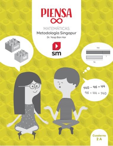 Piensa infinito Metodologia Singapur 2 Primaria Cuaderno