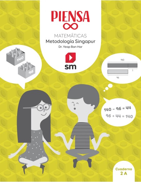 Piensa infinito Metodologia Singapur 2 Primaria Cuaderno