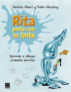 Rita pinta con su tinta