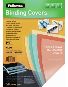 5380001 cubierta A4 PVC Transparente 25 pieza(s)