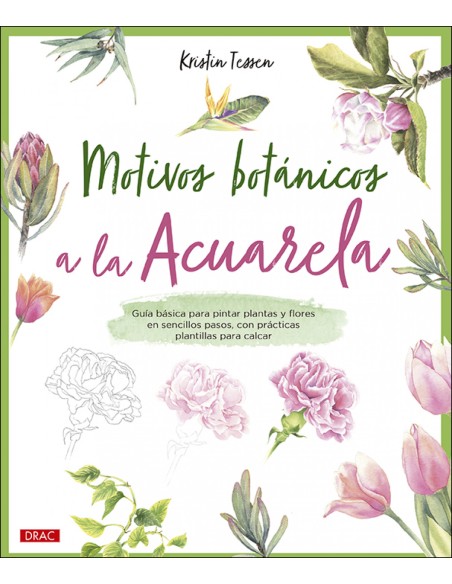 Motivos botanicos a la acuarela