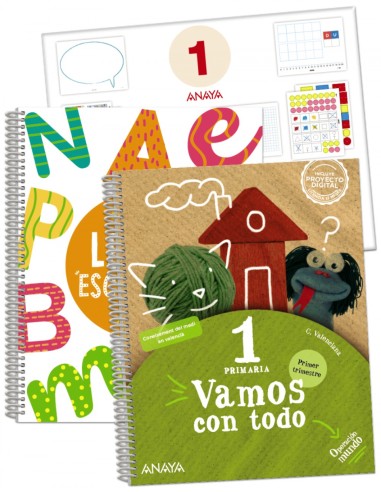 Vamos con todo 1 Primer trimestre Punto de lectura 1 Material manipulativo